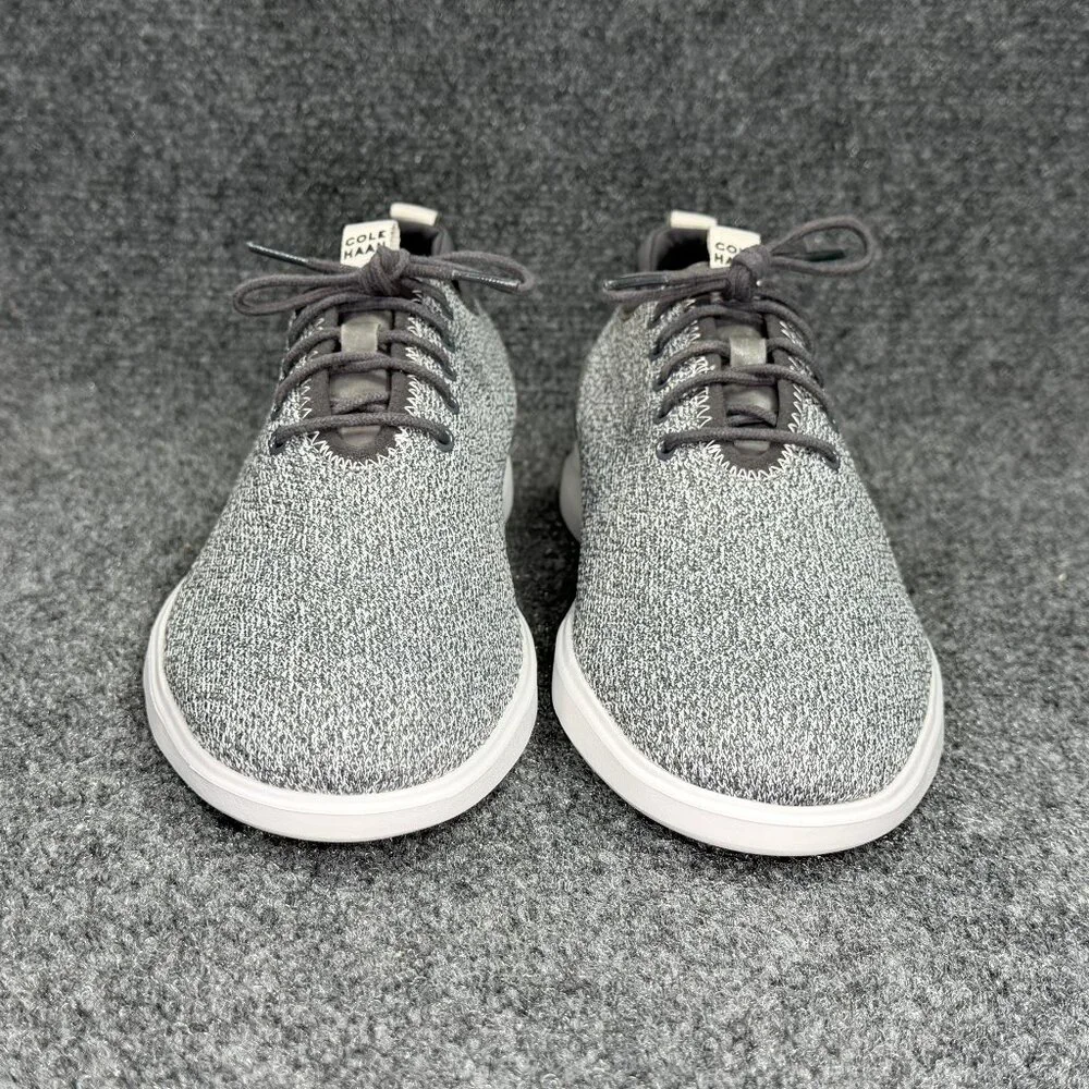 Cole Haan Grand Pluss Essex Distance Knit Oxford Men Size 10.5 Nimbus Cloud Grey
